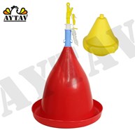 জাম্বো স্বয়ংক্রিয় ঝুলন্ত পানির পাত্র ব্রিডার মুরগির জন্য