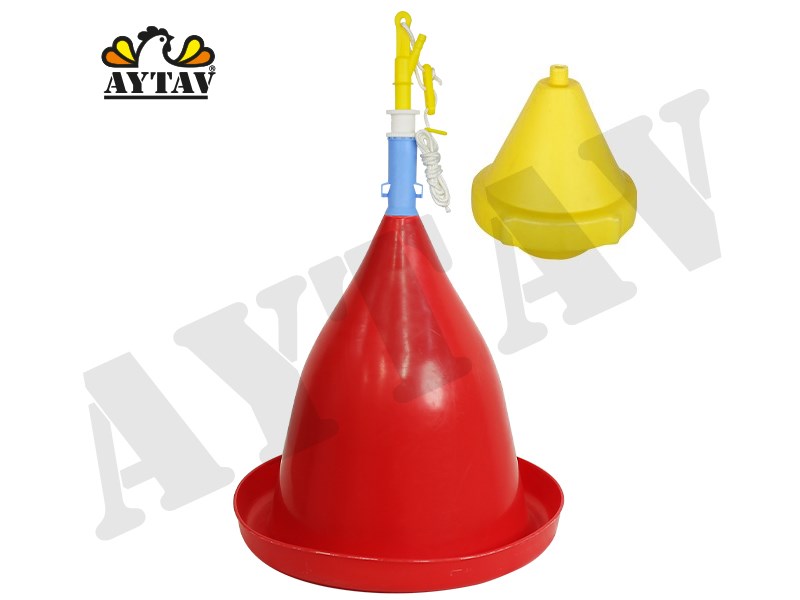 জাম্বো স্বয়ংক্রিয় ঝুলন্ত পানির পাত্র ব্রিডার মুরগির জন্য