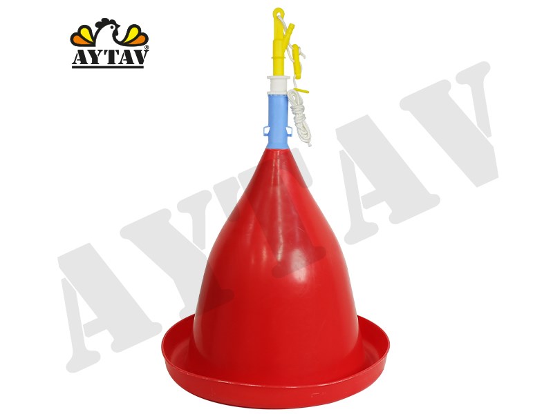 জাম্বো স্বয়ংক্রিয় ঝুলন্ত পানির পাত্র ব্রিডার মুরগির জন্য