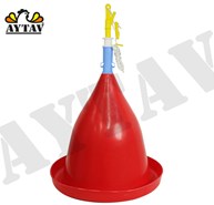 জাম্বো স্বয়ংক্রিয় ঝুলন্ত পানির পাত্র ব্রিডার মুরগির জন্য